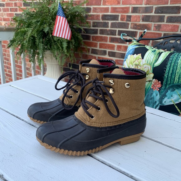 tommy hilfiger roan duck boots womens